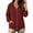 Red-01, variant on Perfectbot Women's Zip Up Hoodie Long Sleeve Fall Winter Sweatshirt Jacket with Pockets Casual Outerwear