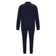 thumbnail image 6 of safuny Men's 2Pc Cotton Lined Tracksuits Set Jackets&Pants Jogger Solid Color Trendy Long Sleeve Athletic Suits Causal Running Sports Sweatsuit Full Zipper Outfits Navy, 6 of 6
