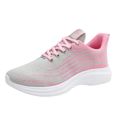 

WANYNG Ladies Casual Sneakers Breathable Non Slip Soft Sole Sneakers Mesh Sneakers Tennis Walking Breathable Sneakers Fashion Sneakers Sandal Wedges Shoes for Women Sandals Women Comfort