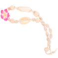 thumbnail image 3 of Beach Style Pendant Anklet Hawaiian Flower Shell Anklet Adjustable Ankle Accessory for Women Ladies and Girls, 3 of 8