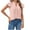 Pink, variant on BangWanChi Womens Blouses Formal Fashion Women's Summer V-Neck Solid Short Sleeve Sexy Top Blouse
