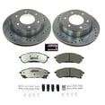 thumbnail image 3 of PowerStop Rear Z36 Truck & Tow Carbon-Fiber Ceramic Brake Pad and Drilled and Slotted Rotor Kit Fits: FORD Select Models K8430-36, 3 of 9