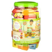 Spark Create Imagine Foam Peg Building Blocks, 100 Pieces, Baby and Toddler Toys