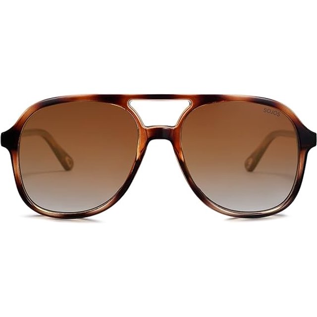 Gafas de sol estilo aviador polarizadas retro para hombres y mujeres, estilo aviador cuadrado clásico de los años 70