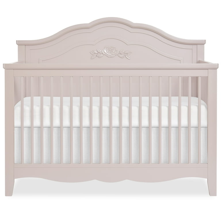 Dream On Me Rose 4 in 1 Convertible Crib with Spindle Greenguard