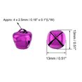 thumbnail image 2 of DIY Small Bells 13mm/0.51-Inch 100pcs  Craft Bells Bulk for Christmas Festival Party Home Rose Red, 2 of 3