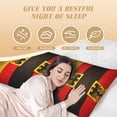 thumbnail image 3 of Body Pillow Cover Germany Flag Long Pillow Case Protector With Zipper Decorative Soft Large Pillow Cases Covers 20"X54", 3 of 6