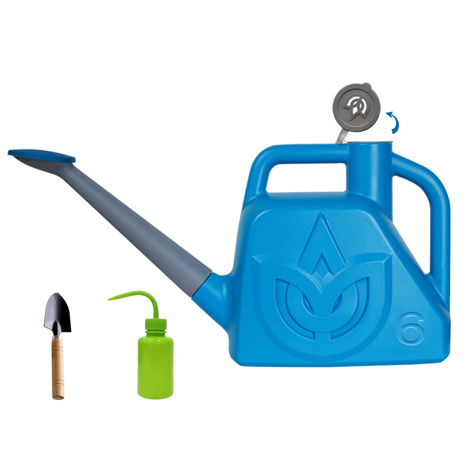 XXXFLOWER Watering Can Outdoor Plant Lightweight Deluxe 1.5 Gallon, Plastic Resin Water Cans