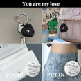 thumbnail image 4 of Pocket Hug Token for Women Mom Friend Birthday gifts for Her Him Long Distance Gifts for Men Dad Son Inspirational Keychain, 4 of 5