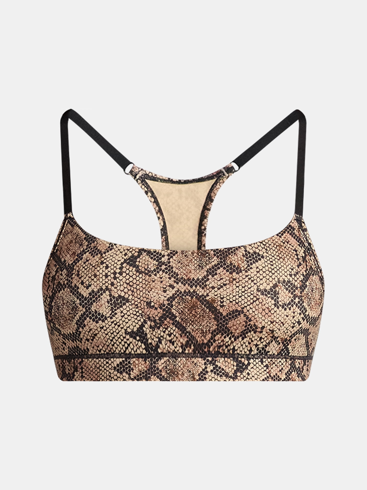 No Boundaries Women's Fit Stretch Scoop Racerback Bralette, Sizes XS-3XL