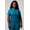 CARIBBEAN BLUE, variant on Women's Vital Scrub Top, 1-Pocket V-Neck - MotionTech Fabric, 4-Way Stretch, Wrinkle-Resist, Anti-Shrink, Chest Pocket, Semi-Slim Fit (Sizes Vary)