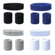thumbnail image 1 of juegos de bandas para el sudor, bandas para el sudor para la muñeca, diademas de entrenamiento, banda para el sudor elástica absorbente para la cabeza, muñequera para hombres y mujeres, Fitness,, 1 of 5