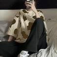 thumbnail image 2 of KDFJPTH Women Cow Print Oversized Casual Loose Short Sleeve T-shirt Streetwear Tops, 2 of 5
