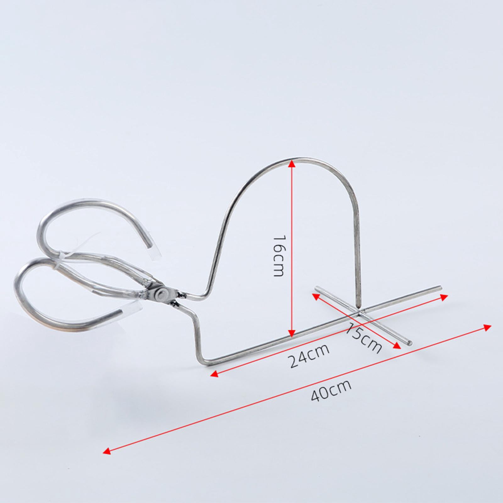 Milageto Dipping Pliers Glazing Tools, Enamel Clamp Ceramic Glazing Pliers Clay Sculpting Style C
