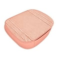 thumbnail image 2 of CxhicLuv Car Seat Cushion, Auto Polyester Pad, 47.5x46.5cm All-Season Fully Enclosed, Car Comfort Accessories, Breathable Support for Drivers, Passengers, Pink, 2 of 6
