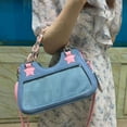 thumbnail image 2 of Splicing Hit Color Handbag Niche Design Chain Cowboy Handbag Star American Retro Itabag Y2k Shoulder Bag 2023 New Women‘S Bag FGS, 2 of 7