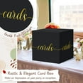 thumbnail image 3 of Black Graduation Card Box, Gold Foil Gift Box for Party Decorations, Wedding Reception, Birthday, Baby & Bridal Shower, Anniversary, Retirement, 3 of 4