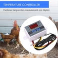 thumbnail image 2 of 220V Digital LED Temperature Controller 10A Thermostat Control with Switch Digital Display Incubati, 2 of 5
