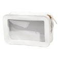 thumbnail image 3 of Bolsa de maquillaje transparente e impermeable,Ventana transparente,Organizador de bolsa de cosméticos para viajes, 3 of 8