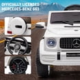 thumbnail image 2 of 2025 New Kids 12V Ride On Car, Licensed Mercedes G63 Kids Car w/Wheels Suspension, Remote Control, Safety Lock, LED Light, Music Battery Powered Electric Car for Kids, 2 of 6