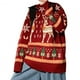 thumbnail image 2 of Suéter navideño para hombre, jersey de punto, informal, holgado, con cuello redondo, estampado 3D, suéter navideño para hombre, 2 of 5