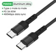 thumbnail image 1 of Cable USB C a USB tipo C 100W 60W PD Cable de carga rápida Cable Usb C para Xiaomi Samsung Huawei Macbook iPad Tan Jianjun unisex, 1 of 2