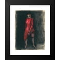 thumbnail image 2 of Karl Wiener 19x24 Black Modern Framed Museum Art Print Titled - Without Title (Female Figure) (1942), 2 of 5