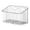 Blanc, variante sur Organisateur de Rangement Mural Transparent Empilable pour Porte d'Armoire, Organisateur pour un Rangement Efficace à la Maison, dans la Cuisine, la Salle de Bain, le Garde-Manger et le Réfrigérateur