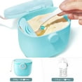 thumbnail image 7 of ACDANC 2026 New Baby Formula Dispenser,Portable Formula Dispenser Container with Scoop and Carry Handle for Travel for Baby Infant(Blue,4.72"Dx1"Wx3.93"H), 7 of 7