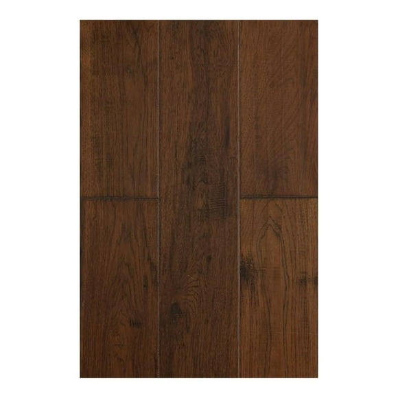 Pemberly Row Traditional 1/2x7" Hardwood Flooring in Rose Oak