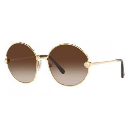 Dolce & Gabbana DG 2282B Metal Womens Round Sunglasses Gold 59mm Adult