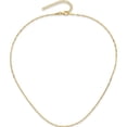 thumbnail image 2 of Sterling Silver Gold-Tone 1.65Mm Paperclip Link 16In W/2In Ext Necklace (Width 1.65) (Length 18) - Jbsp, 2 of 5