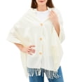 thumbnail image 7 of Alpine Swiss Womens Shawl Evening Wrap Pashmina Large Scarf Fringe Cape Poncho, 7 of 7