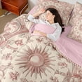 thumbnail image 4 of Castle Fairy Bohemian Floral Damask Bedding Comforter Set,Exotic Style Full Bedding Set, 4 of 8
