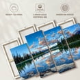 thumbnail image 6 of Elephant Stock Pyramid Lake Wall Art - Horizontal Multi Panel Canvas - 4 Pieceliving Room Wall Decor - Photography Nature Multi Panel - Blue And Green Decor - 68" x 42", 6 of 8