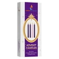 thumbnail image 4 of Mega Candles 4 pcs Unscented Christmas Advent Straight Taper Candle, Hand Poured Wax Candles 8 Inch x 3/4 Inch, Holidays, Church, Devotional, Celebration, Party & More, 4 of 4