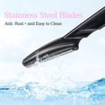 thumbnail image 3 of 40 Pcs Rasoir à Sourcils pour Femmes, Rasoir Dermaplane pour Débutants, Rasoirs pour le Visage et Rasoir Dermaplaning avec Couvre-Protecteurs (Noir), 3 of 6