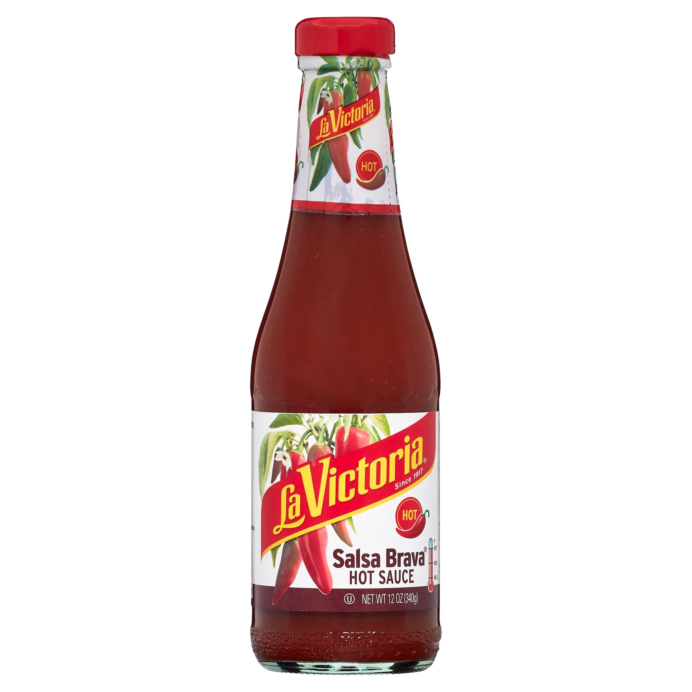 (3 pack) La Victoria Salsa Brava Hot Sauce, 12 Ounce