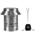 thumbnail image 1 of Chauffe-terrasse Extérieur Portable pour Camping, Réchaud à Gaz en Acier Inoxydable avec Sac de Rangement pour Camping en Plein Air, Randonnée, Sac à Dos, 1 of 8