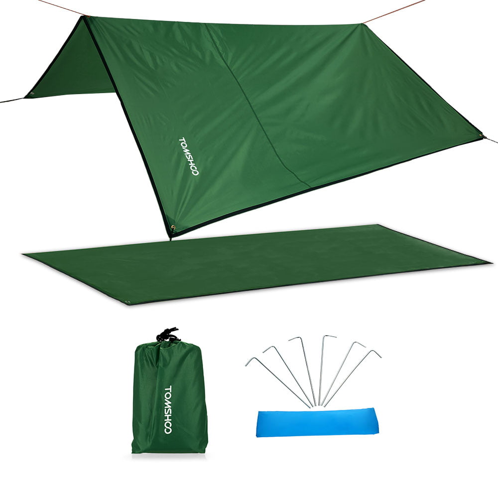 Strong White Tarpaulin Army Waterproof Camping Ground Sheet & Outdoor 