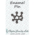 thumbnail image 4 of Caffeine Molecule Enamel Pin | Clayton Jewelry Labs, 4 of 5