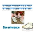 thumbnail image 3 of HUANBAI Fashion Princess Shoes Little Kid Shoes Non Soft Sole Walking Shoes Baby Shoes 12-18 Months, 3 of 4