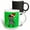Multicolor, variant on 3drose, Santa Paws Cute Grey Scottish Fold Cat - Green, 15oz Mug