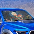 thumbnail image 2 of KUIFORTI Car Windshield Sun Shade Large Sunshade, Mushroom Front Window Cover Sun Visor Protector Accessories for Truck SUV Sedan Hatchback Van (66.53×34.44 Inch), 2 of 6