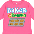 thumbnail image 4 of Inktastic Baker in Training Baking Boys or Girls Long Sleeve Toddler T-Shirt, 4 of 5