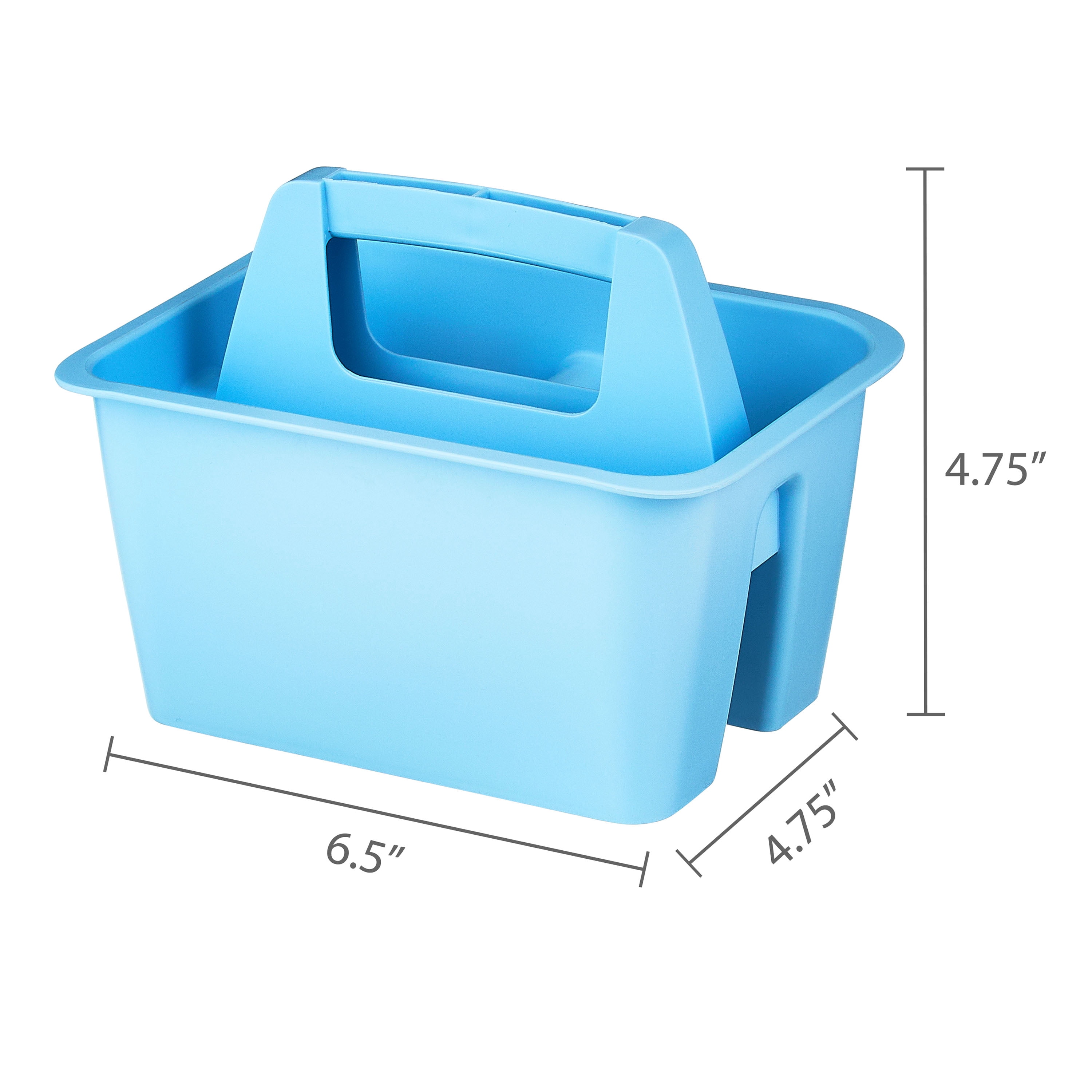 Pen+Gear Mini Plastic Craft and Hobby Organizer Caddy, Sky Blue, 1-Pack