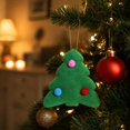 thumbnail image 6 of Mini Christmas Tree Ornament Hanging Decoration Cute Polyester Holiday Pendant for Window Home Wreath Decor, 6 of 7