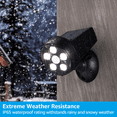 thumbnail image 5 of TORCHSTAR LED Solar Motion Sensor Lights, Dummy Security Camera Fake Wireless Light for Patio, Garden, Yard, 5 of 8