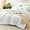 White, variant on Full Size Comforter Set Olive Green, 7 Pieces Bed in a Bag Full Comforter Set with Sheets, Bedding Set with Down Alternative Comforter, Fitted Sheets, Flat Sheets, Pillow Shams and Pillowcases