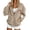 Brown, variant on Halloween Sweatshirt Cardigan Women Ghost Print Button Down Bomber Jacket V-Neck Open Front Drop Shoulder Home Lounge Sweatshirt Casual Jackets 2XL